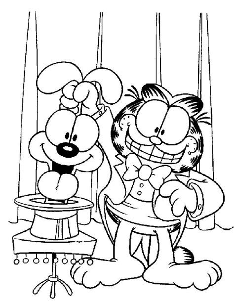 garfield printable coloring pages