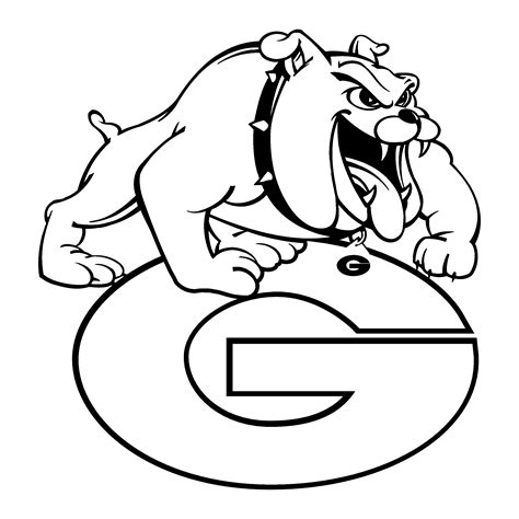 georgia football coloring pages