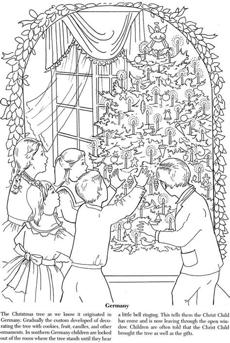 german christmas coloring pages