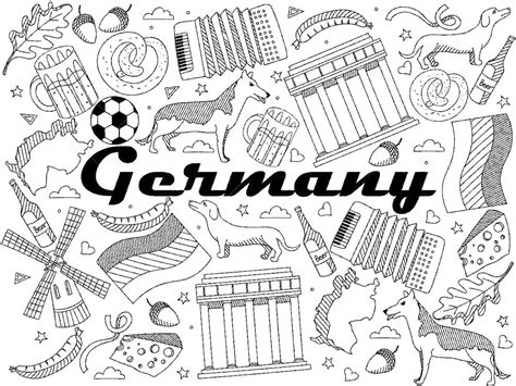 german coloring pages