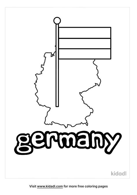 german flag coloring pages