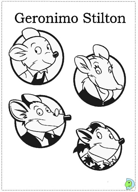 geronimo stilton coloring pages