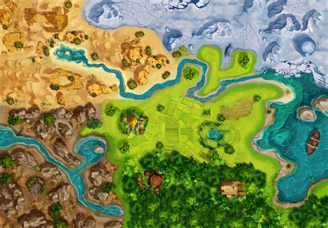 Map yang berbeda di dalam game Get Rich untuk PC