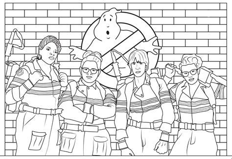 ghost busters coloring pages