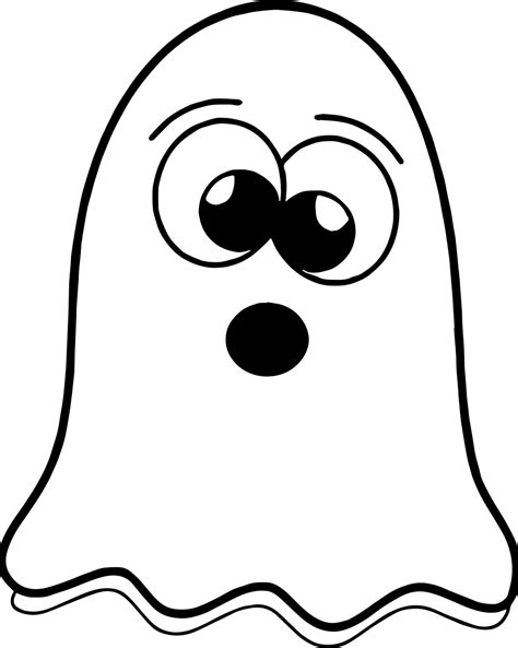 ghost coloring pages free