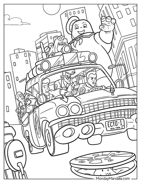 ghostbusters coloring sheet