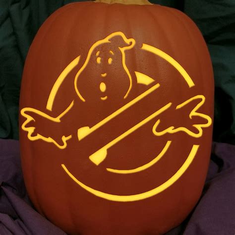 ghostbusters pumpkin carving