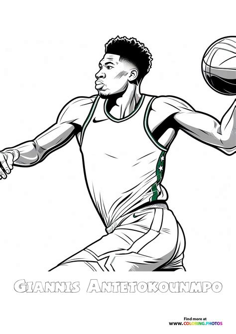 giannis coloring pages