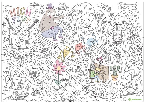 giant colouring sheet