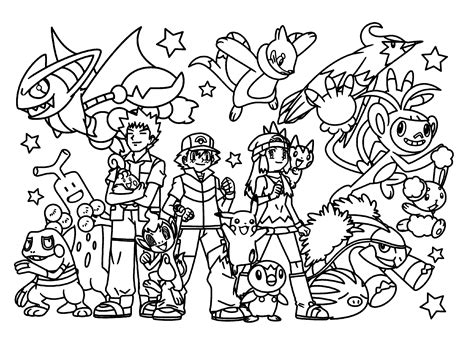 giant pokemon coloring pages