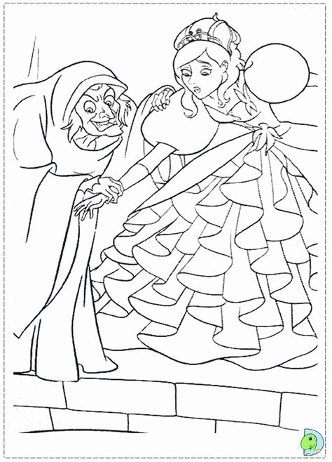 giselle enchanted coloring pages