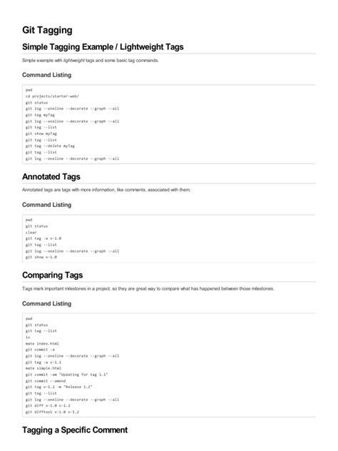 git command to show all lightweight tags creation dates