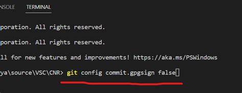 git commit signing failed secret key not available