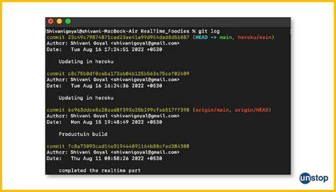 git log of a single revision