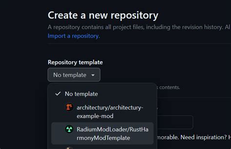 Github Template Repository