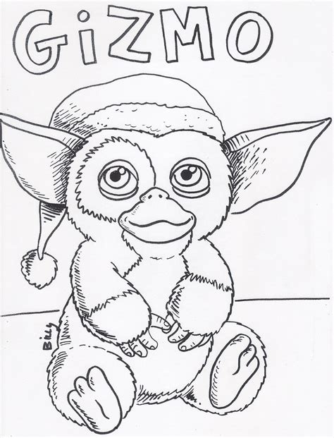 gizmo coloring pages