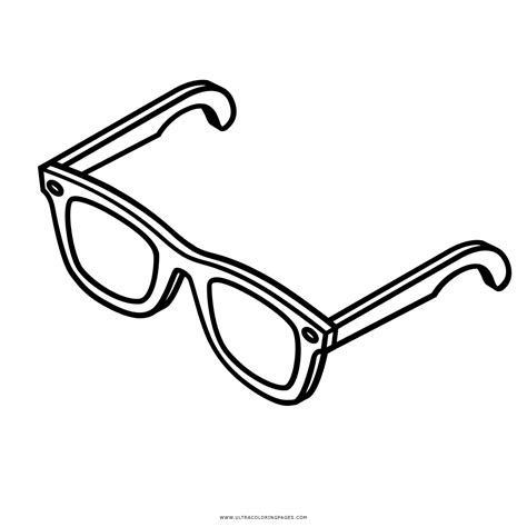 glasses coloring pages
