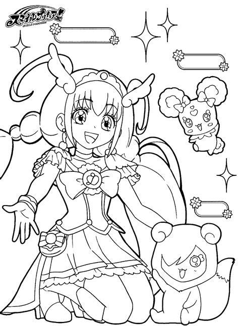glitter force coloring pages pdf