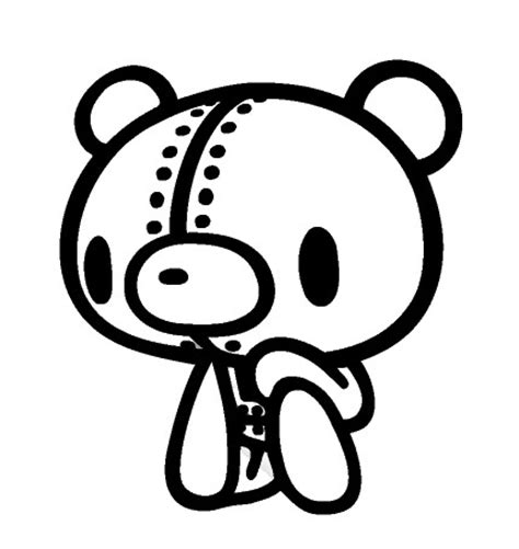 gloomy bear coloring pages