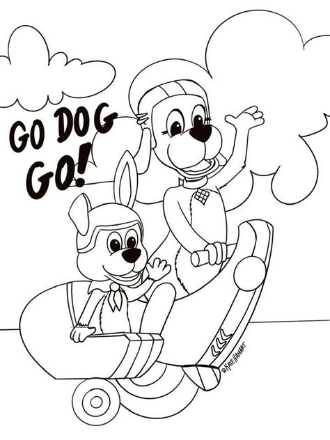 go dog go coloring sheets