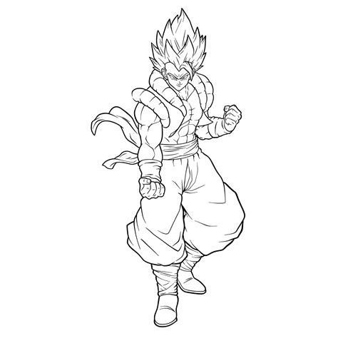 gogeta coloring pages