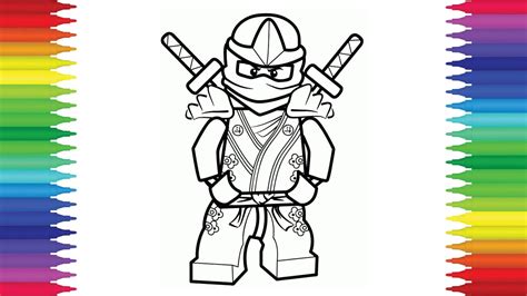 golden ninjago coloring pages