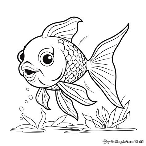 goldfish coloring pages