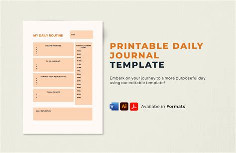 Google Diary Template