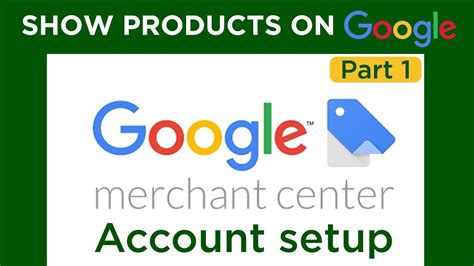 Google Merchant Center Add Product
