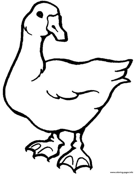 goose coloring pages