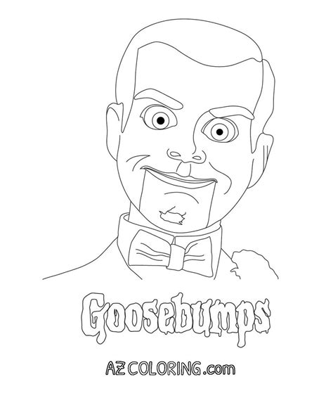 goosebumps coloring pages