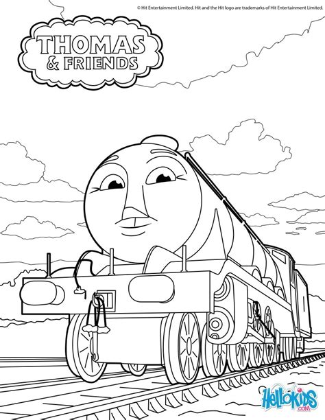 gordon thomas and friends coloring pages