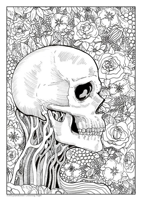 gothic coloring books for adults