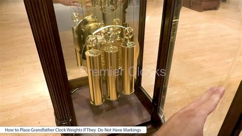 Grandfather Clock Weight Placement Chart