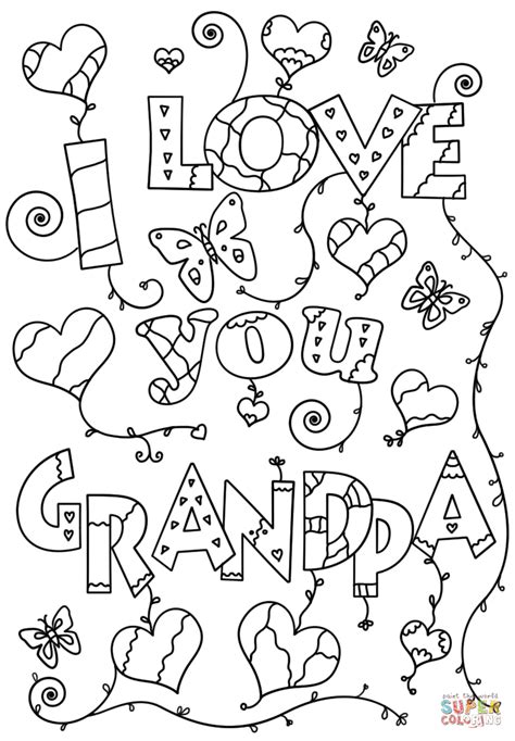 grandpa coloring pages printable