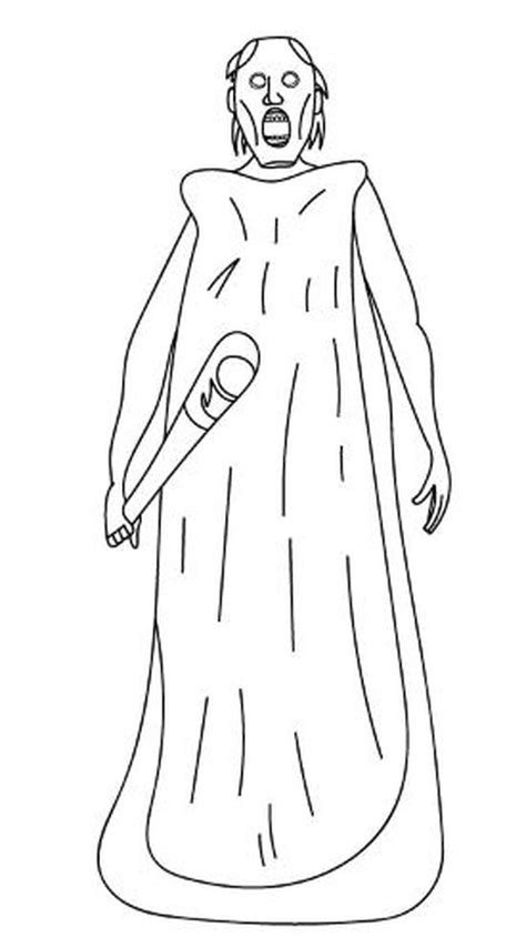 granny coloring pages