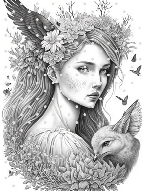 grayscale coloring pages
