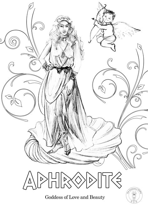 greek gods and goddesses coloring pages