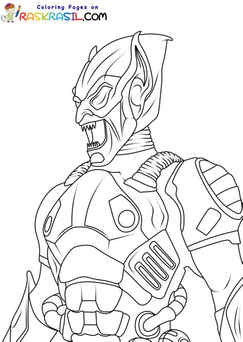 green goblin coloring pages