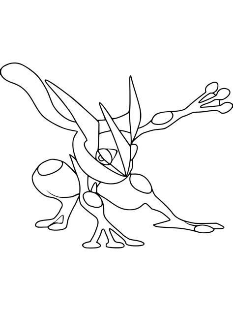 greninja coloring