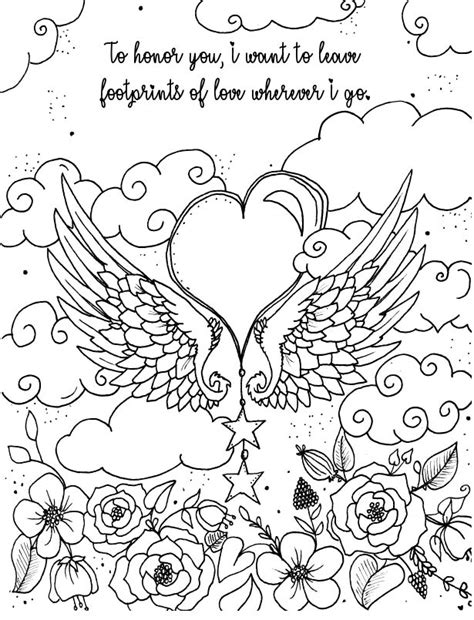 grief coloring pages