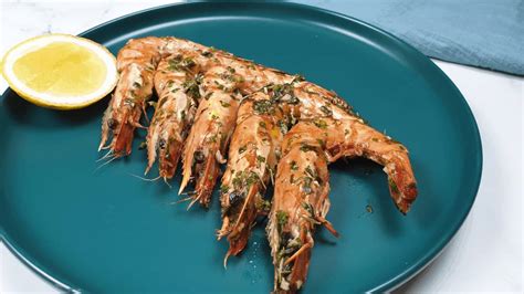 grilled tiger prawns