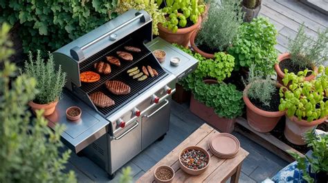 grilling herb garden