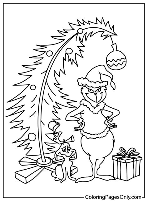 grinch coloring