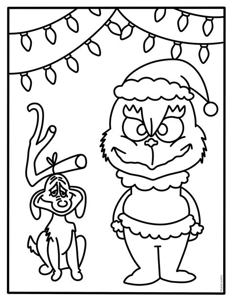grinch coloring book