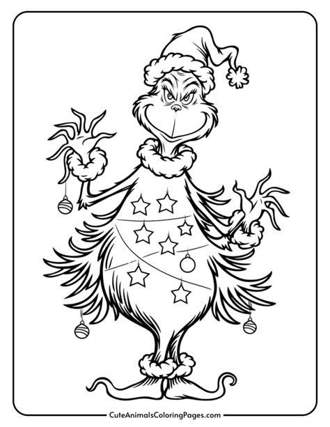 grinch coloring page pdf