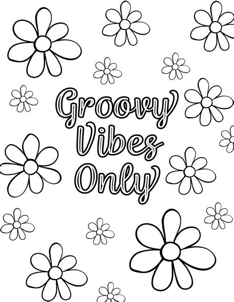 groovy coloring pages free