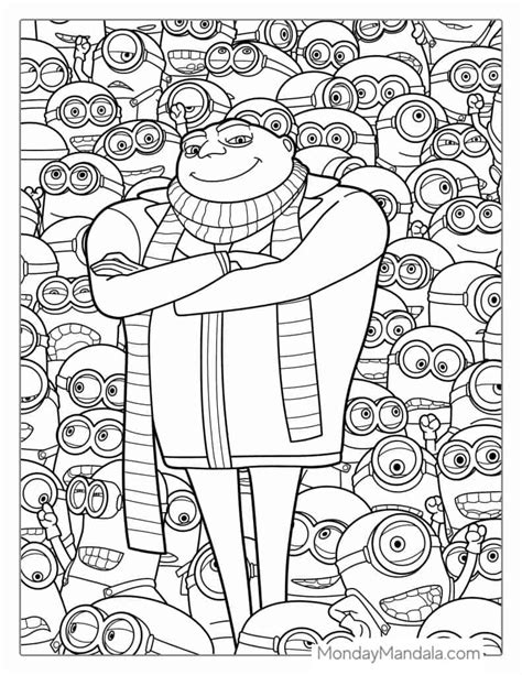 gru coloring pages