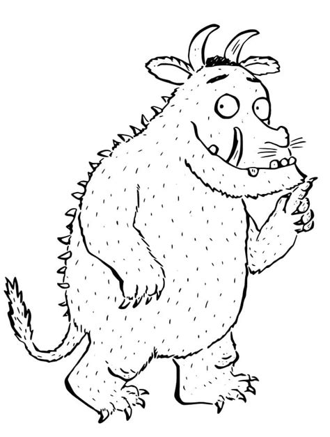 gruffalo colouring pages pdf