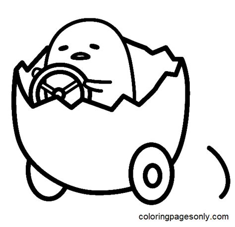 gudetama coloring pages printable